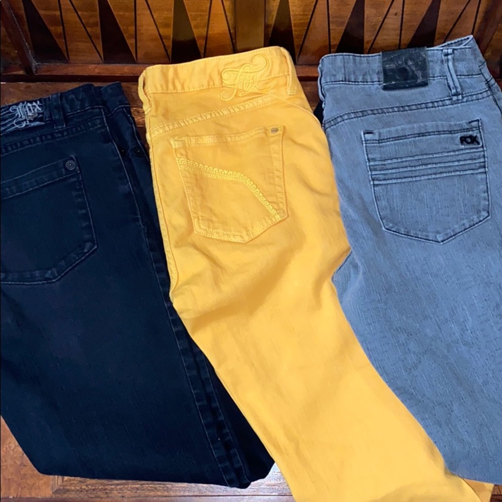 Fox racing jeans women’s size 27